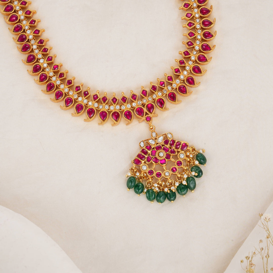 Athesha Reversible Kundan Short Necklace