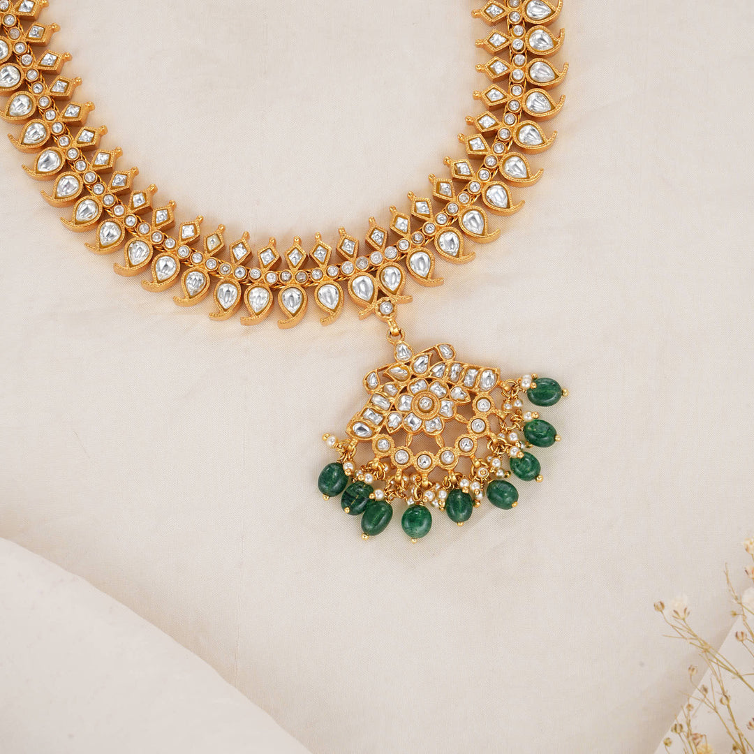 Athesha Reversible Kundan Short Necklace
