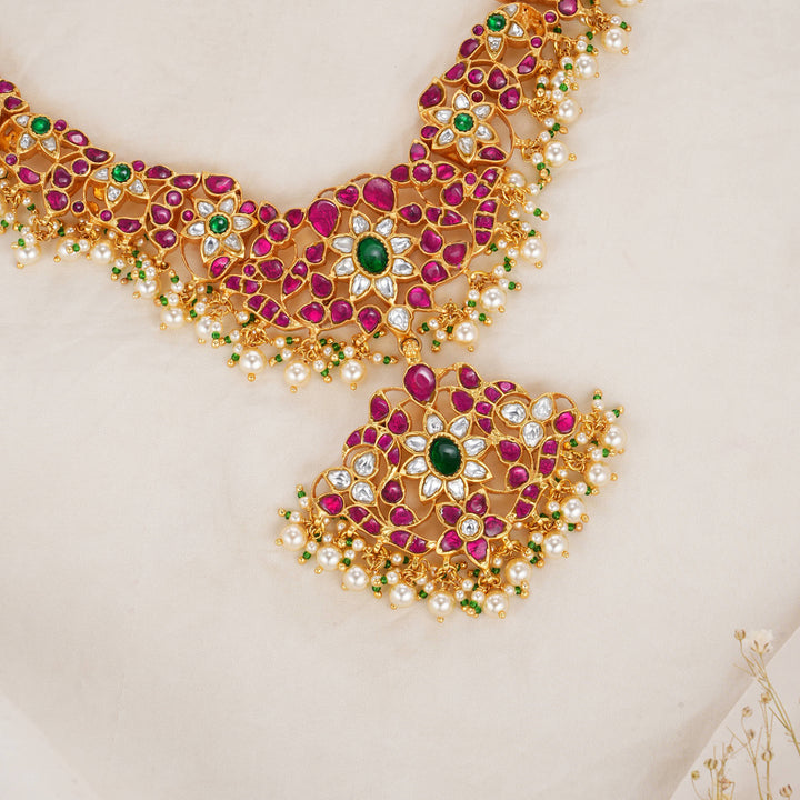 Mathisha Kundan Short Necklace