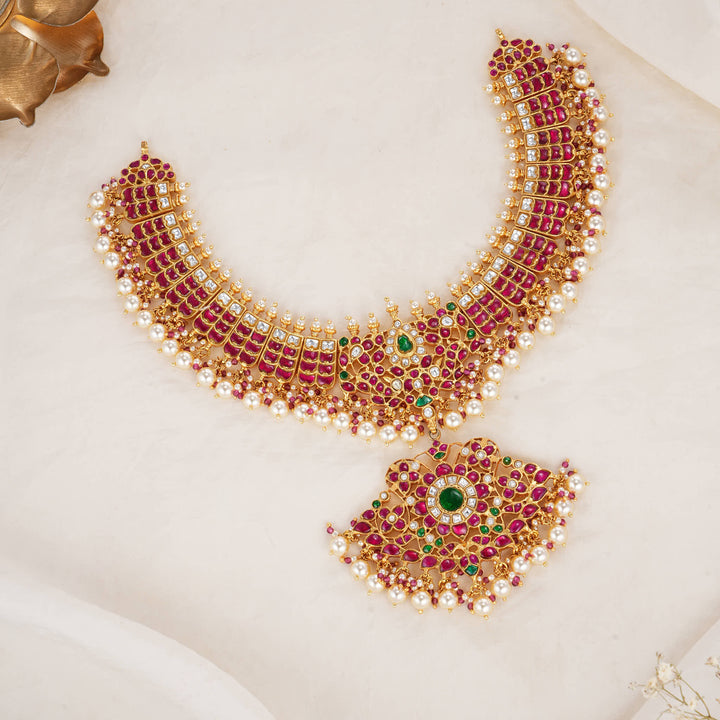 Grand Kundan Short Necklace