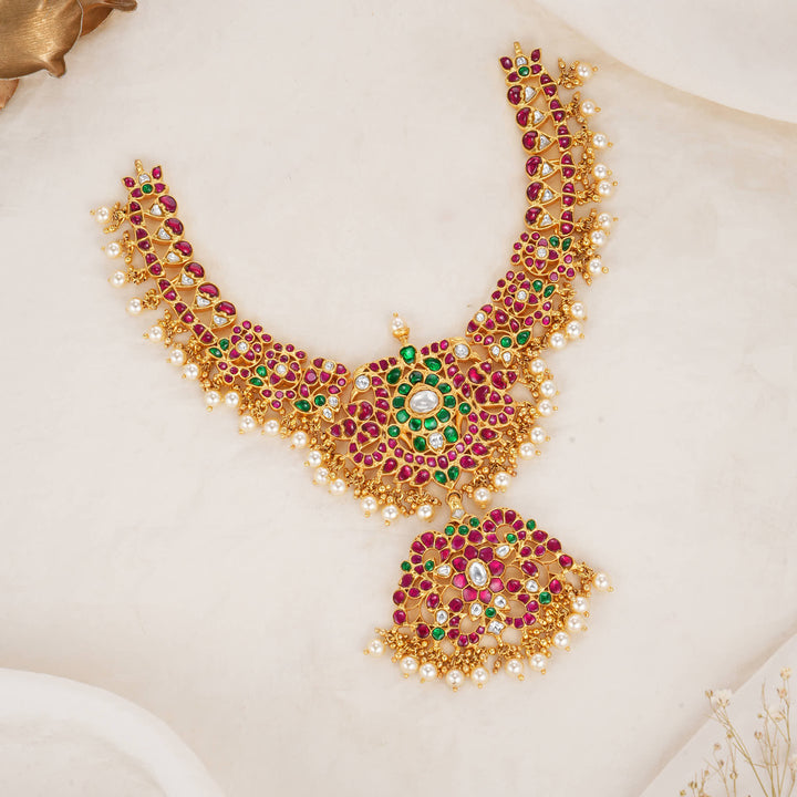 Paarnikaa Kundan Short Necklace