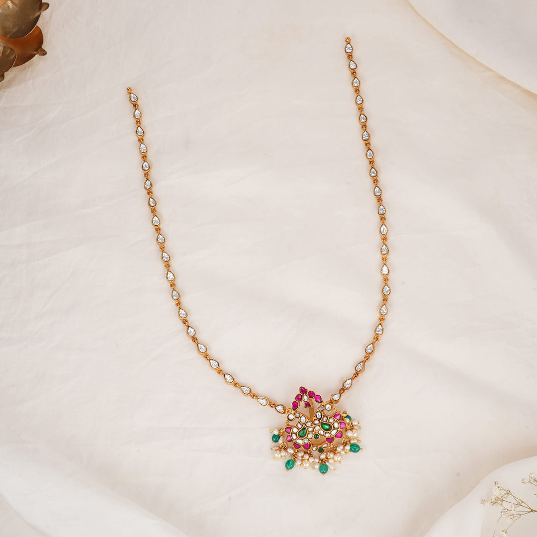 Nishitha Kundan Long Necklace