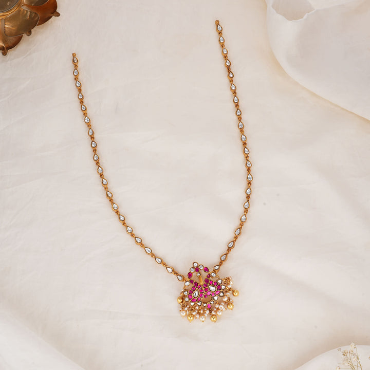 Charming Kundan Long Necklace