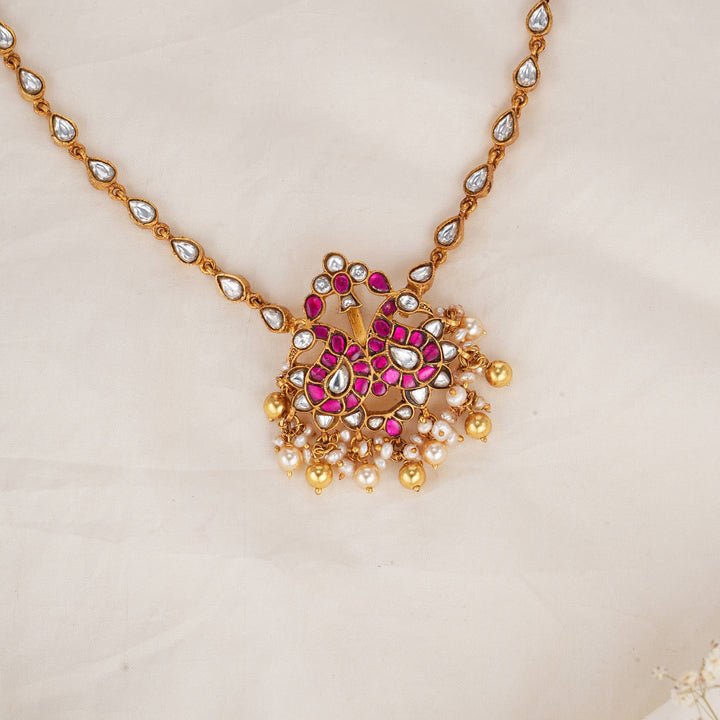 Charming Kundan Long Necklace