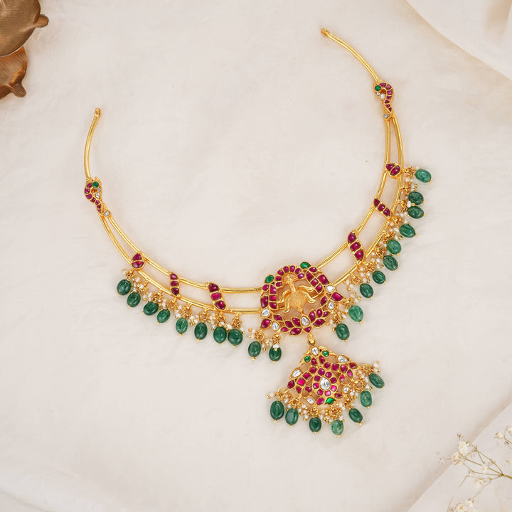 Vrindhya Kundan Short Necklace