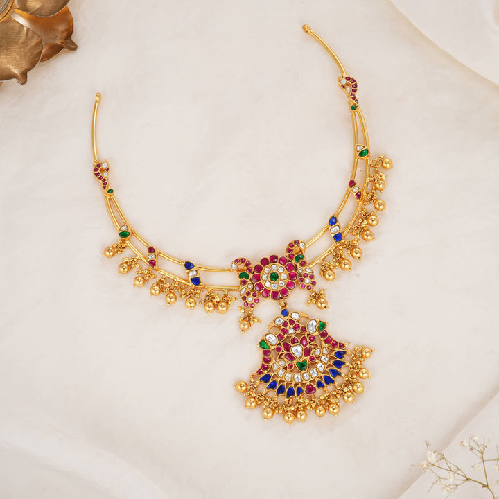 Lithikaa Kundan Short Necklace