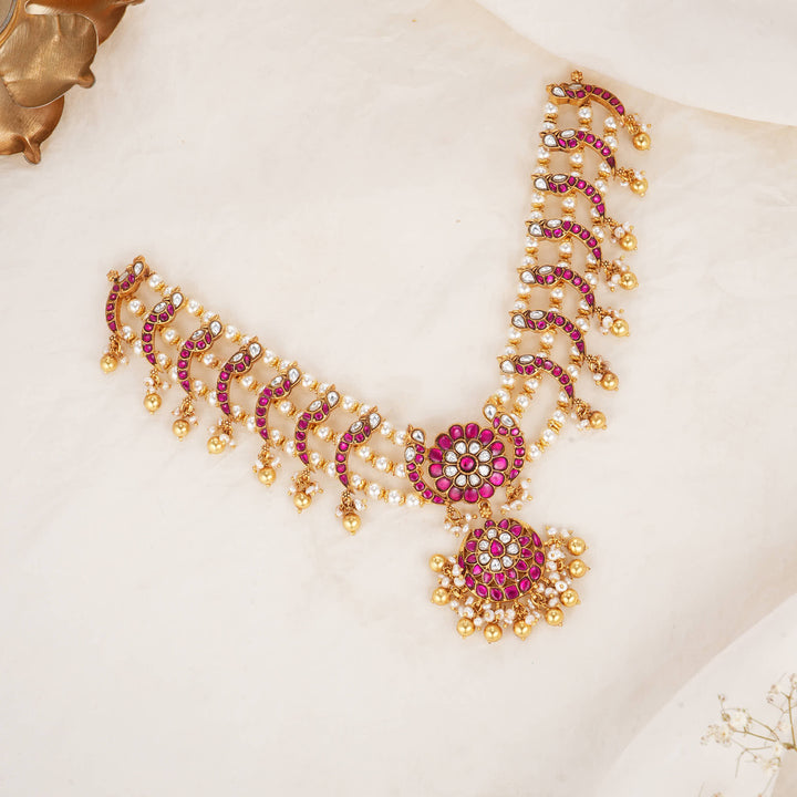 Sherikhaa Kundan Short Necklace