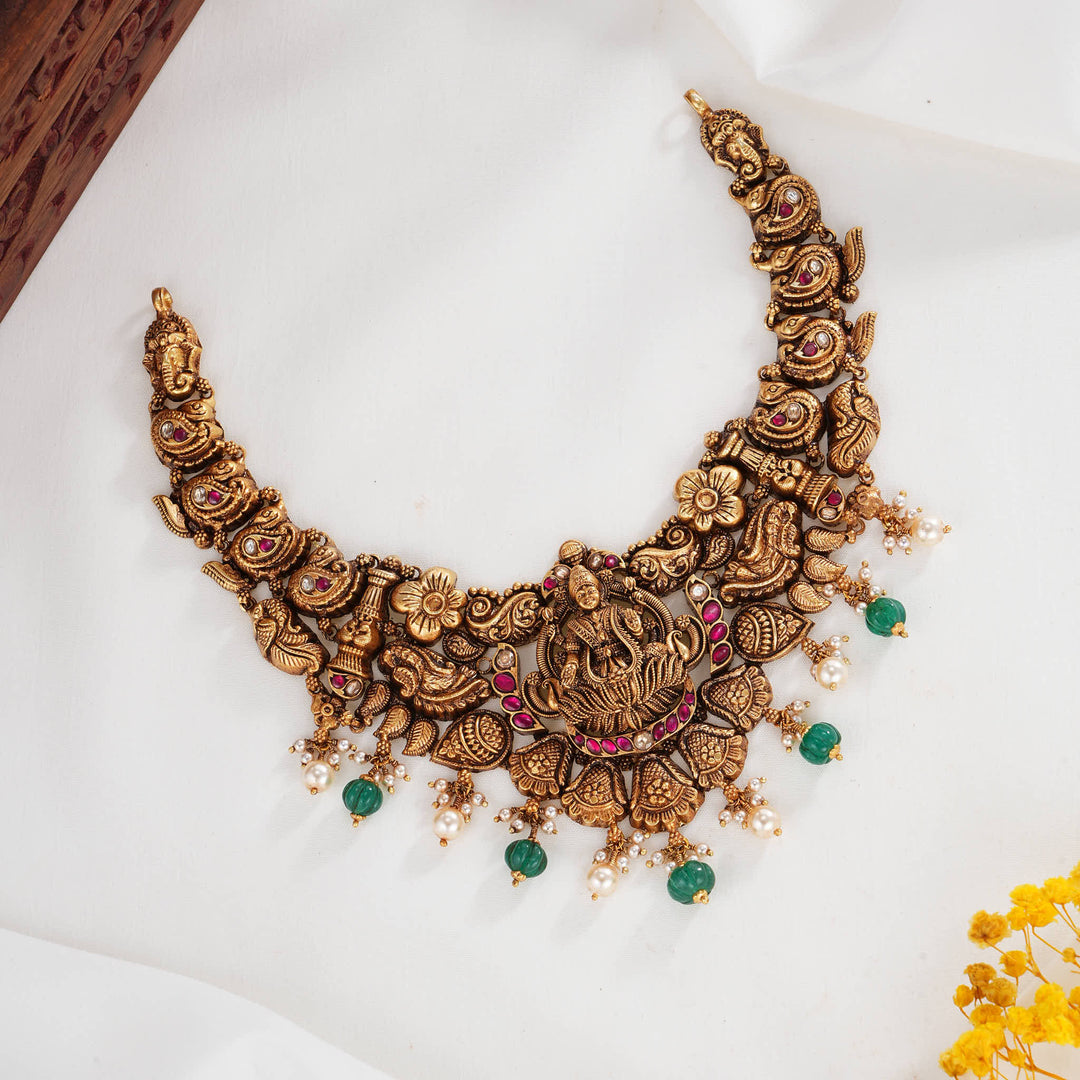 Ahanikha Nagas Short Necklace