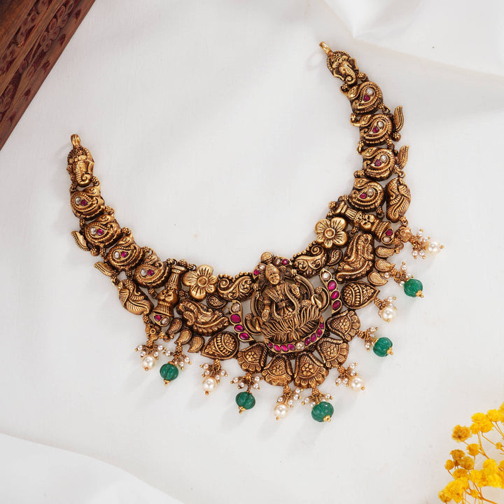 Ahanikha Nagas Short Necklace