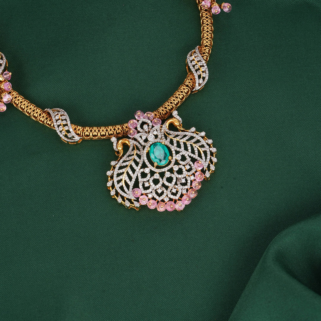 Nikitha Diamond Design Necklace Set