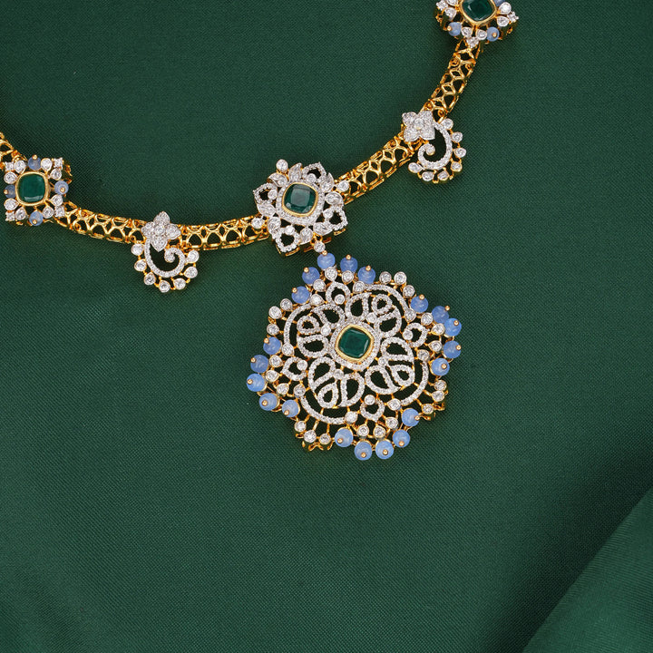 Saanvikaan  Diamond Design Necklace Set