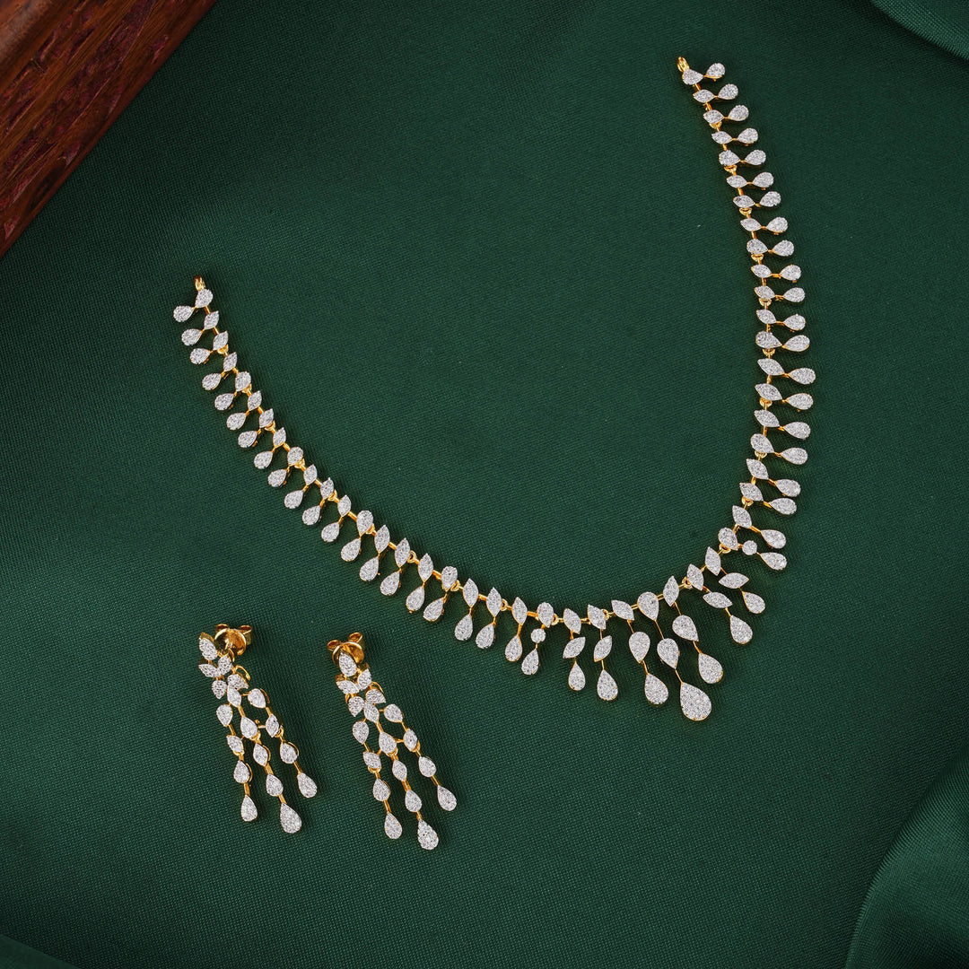 Fariyaa Diamond Design Necklace Set