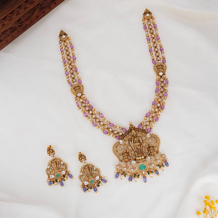 Madurai Meenakshi 3D Spl Long Necklace Set