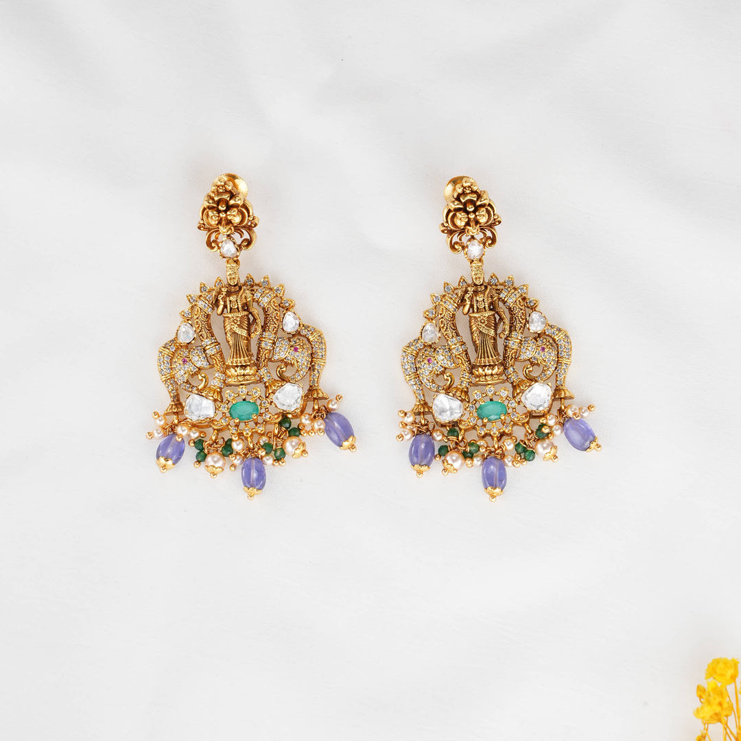 Madurai Meenakshi 3D Spl Long Necklace Set