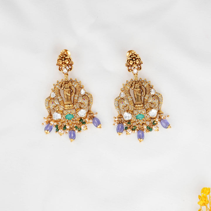 Madurai Meenakshi 3D Spl Long Necklace Set