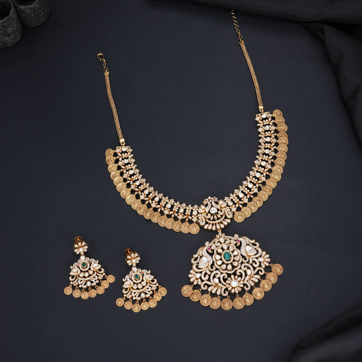 Dazzling Victorian Long Necklace Set