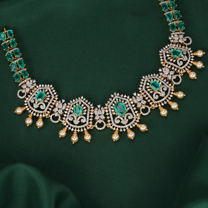 Naviya Diamond Design Necklace Set