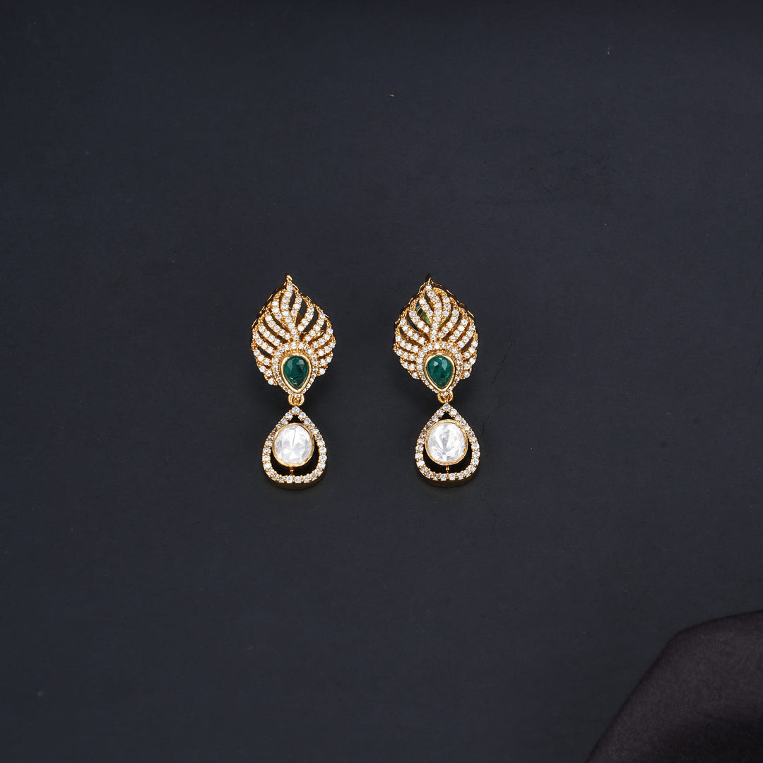 Peacock Victorian Short Necklace Set