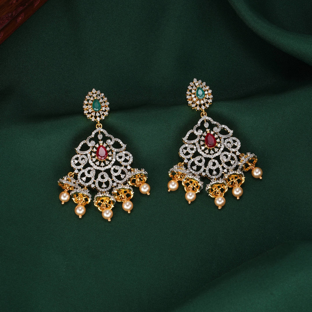 Fabulous Diamond Design Necklace Set