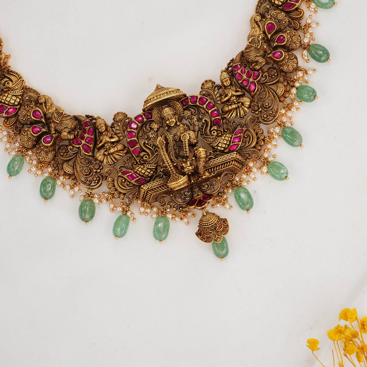 Heritage 3D Spl Short Necklace Set
