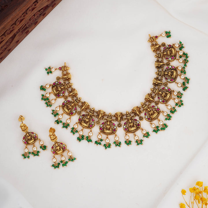 Ghazal 3D Spl Short Necklace Set