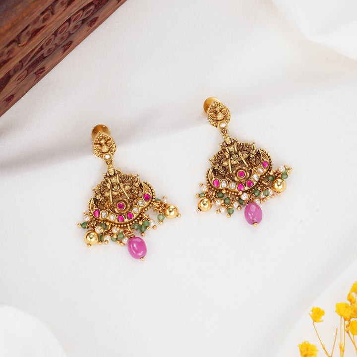 Shinning 3D Spl Short Necklace Set