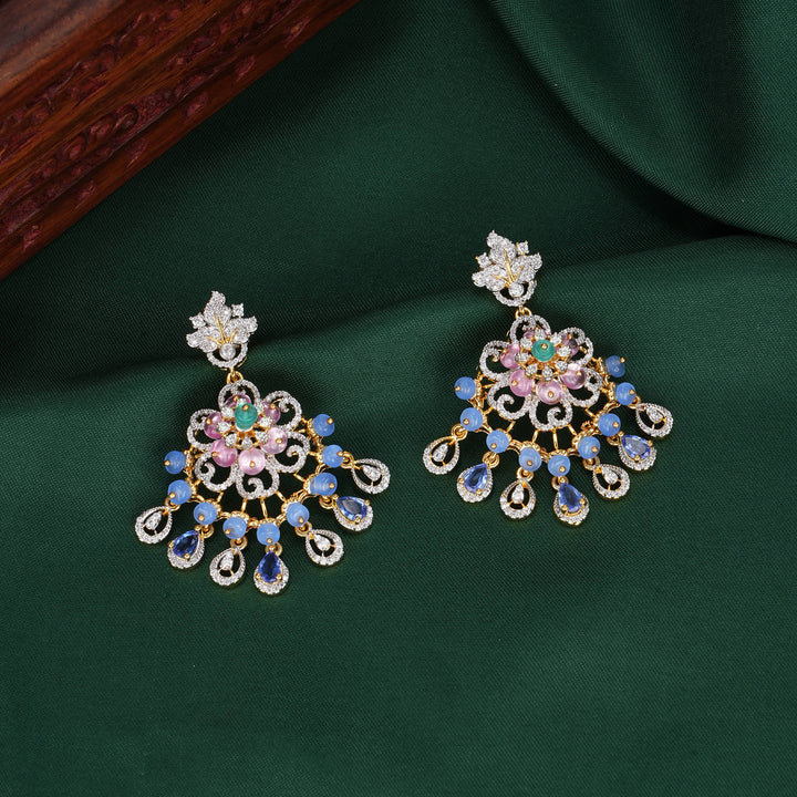 Grandeur Diamond Design Necklace Set