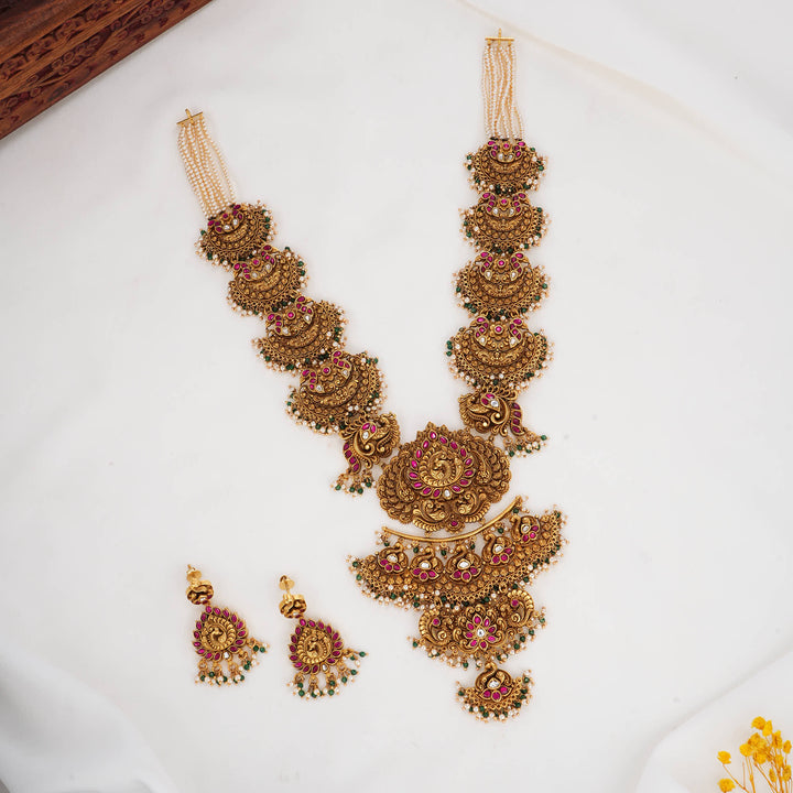 Luxurious 3D Spl Long Necklace Set
