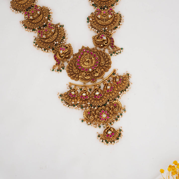 Luxurious 3D Spl Long Necklace Set