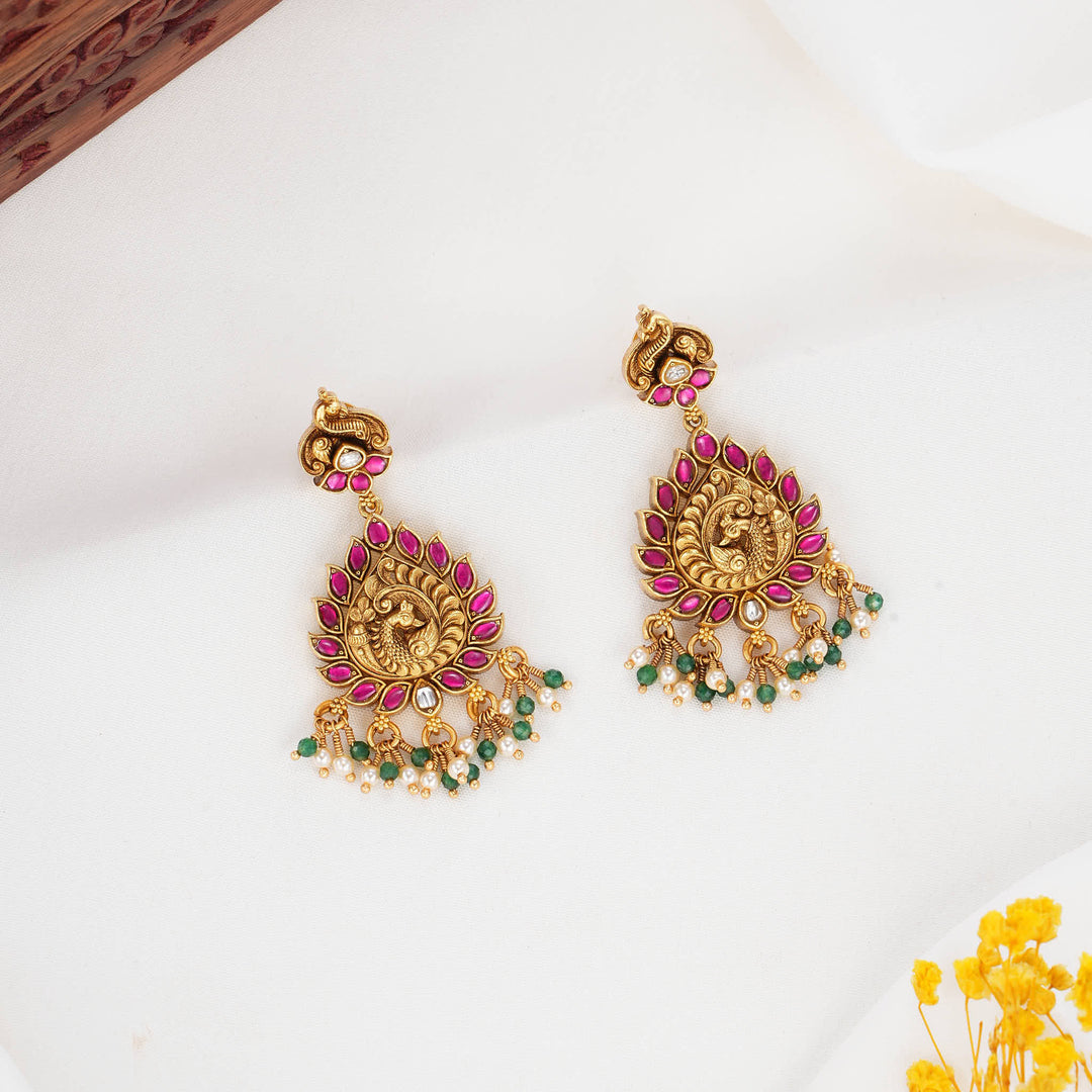 Luxurious 3D Spl Long Necklace Set