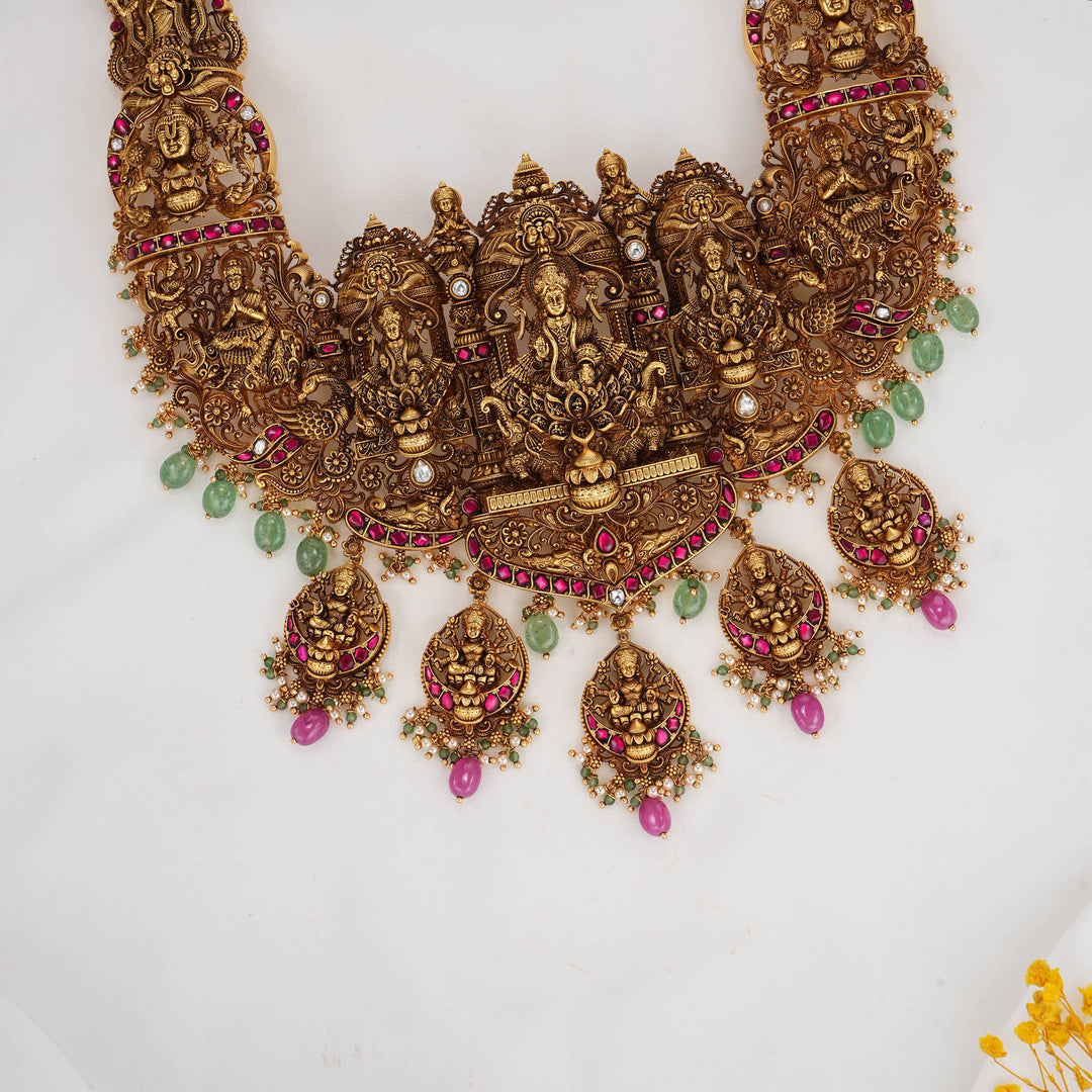 Grandeur 3D Spl Long Necklace Set