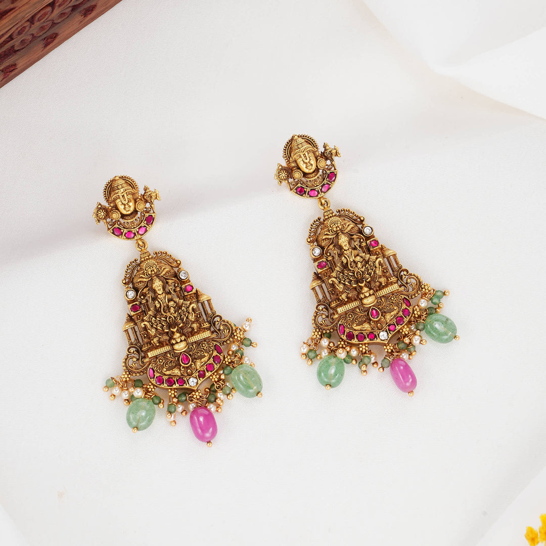 Grandeur 3D Spl Long Necklace Set