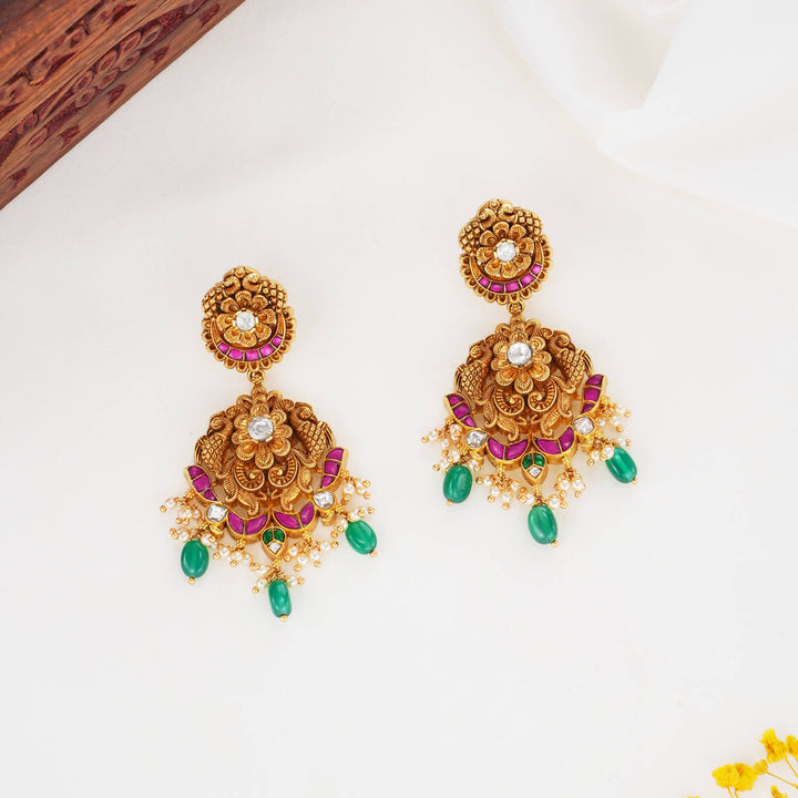 Dheekitha 3D Spl Short Necklace Set