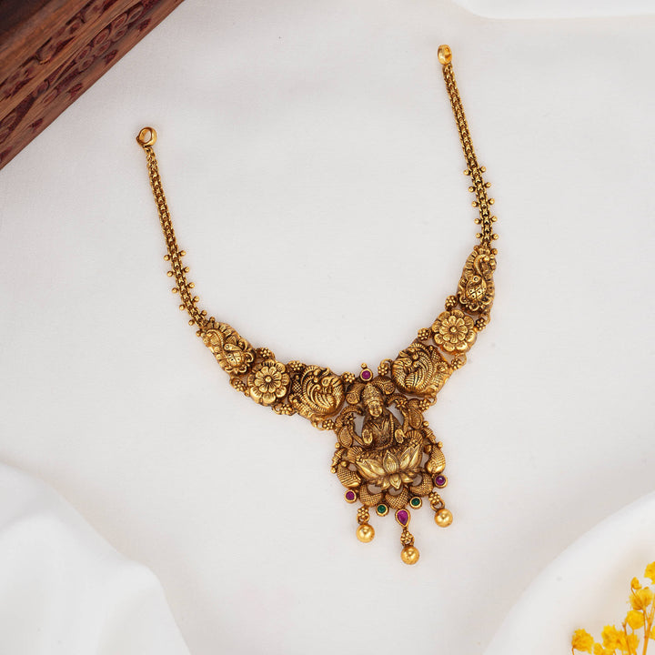 Sculptural Nagas Short Necklace