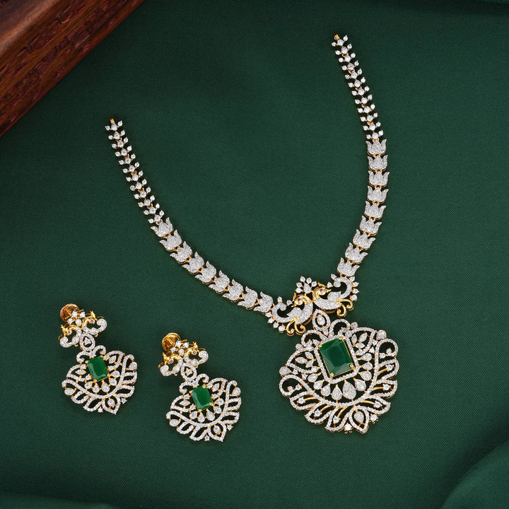 Visha Diamond Design Necklace Set