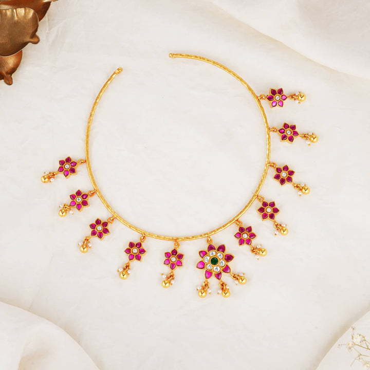 Dazzle Floral Hasli Necklace