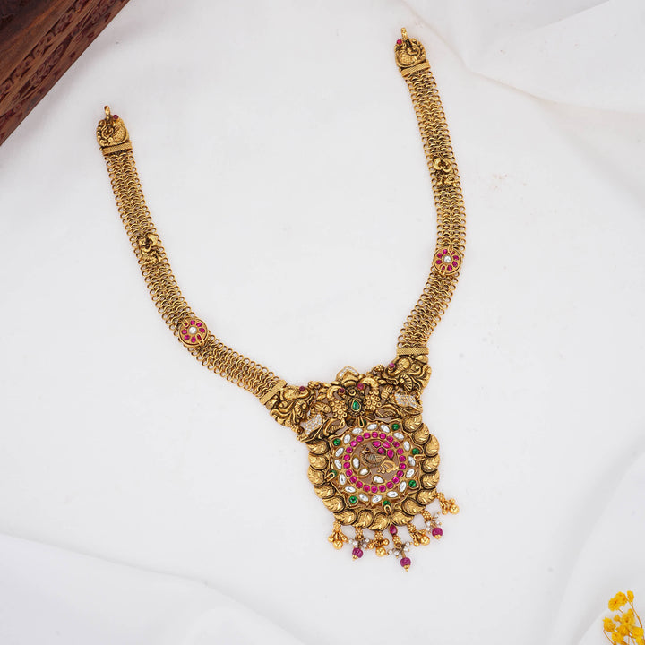 Elegantly Radiant Nagas Long Necklace