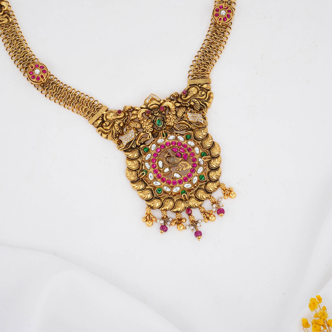 Elegantly Radiant Nagas Long Necklace
