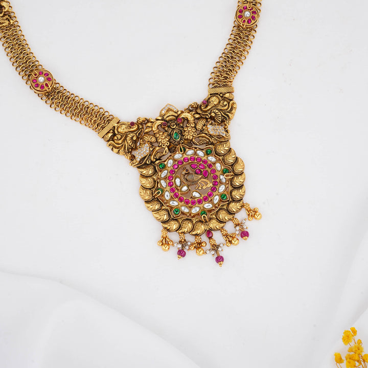 Elegantly Radiant Nagas Long Necklace