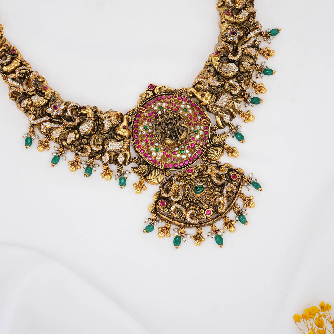 Finely Crafted Nagas Long Necklace