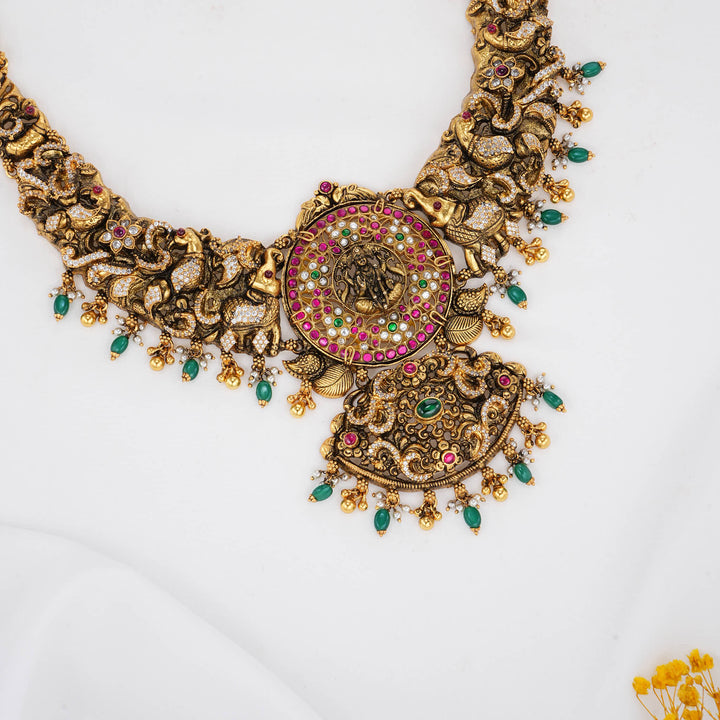 Finely Crafted Nagas Long Necklace