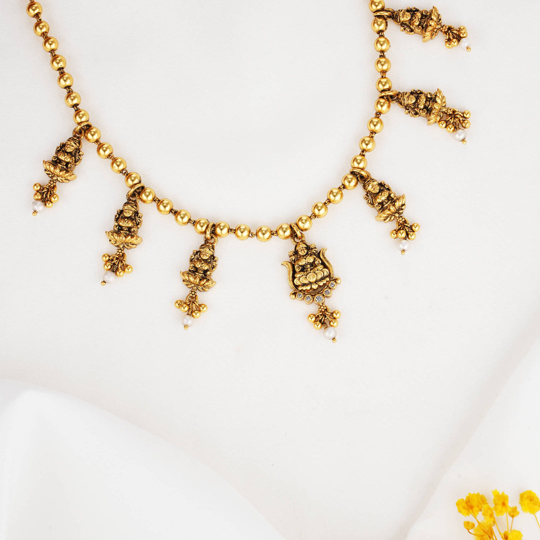 Ornate Nagas Short Necklace