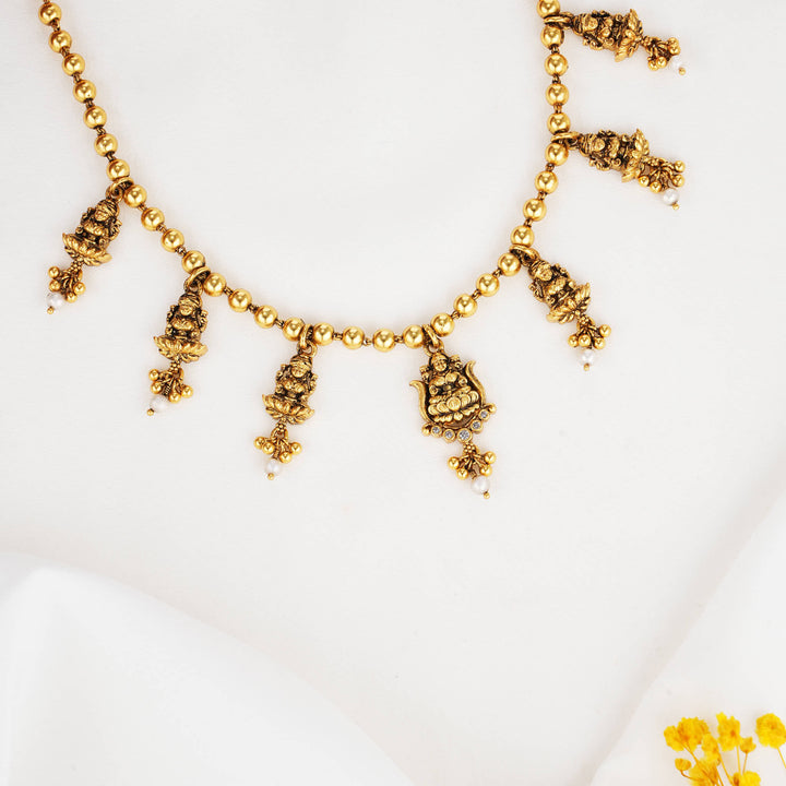 Ornate Nagas Short Necklace