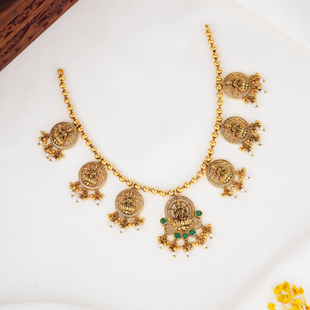 Goddess-Like Nagas Short Necklace