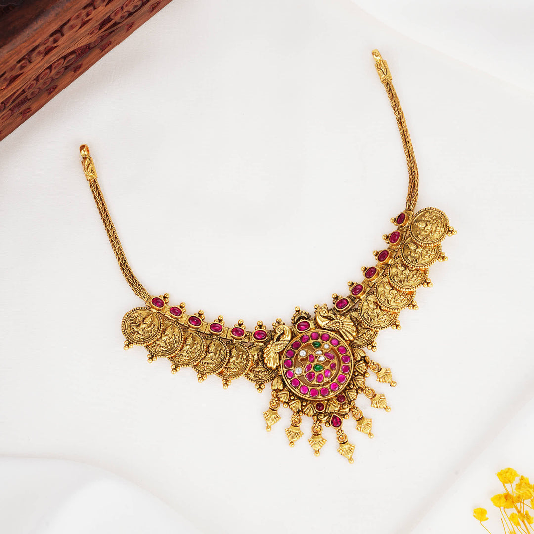 Grand Flowing Nagas Short Necklace