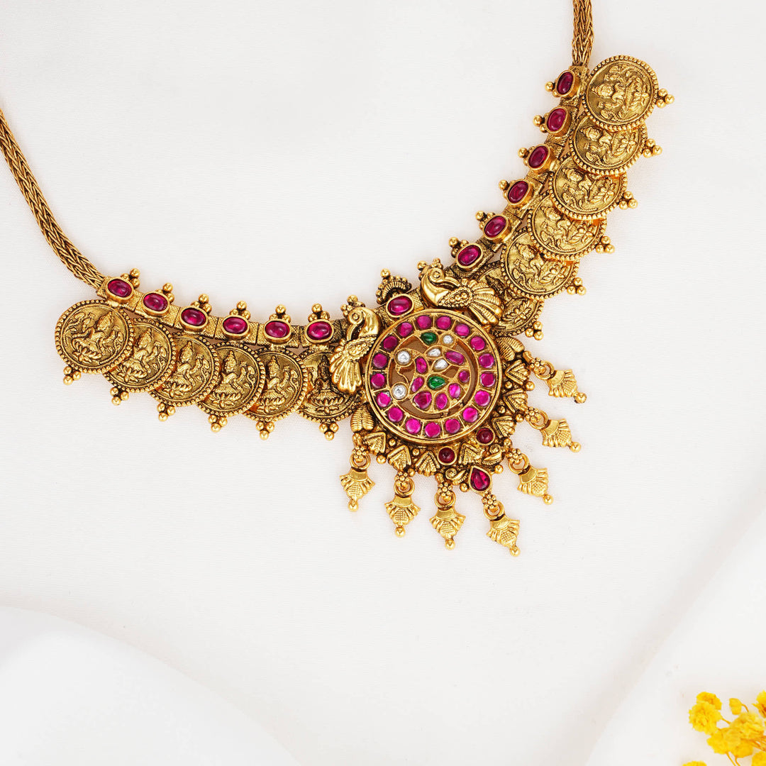 Grand Flowing Nagas Short Necklace