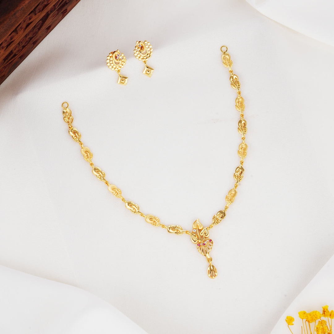 Mahima 3D Spl Short Necklace Set