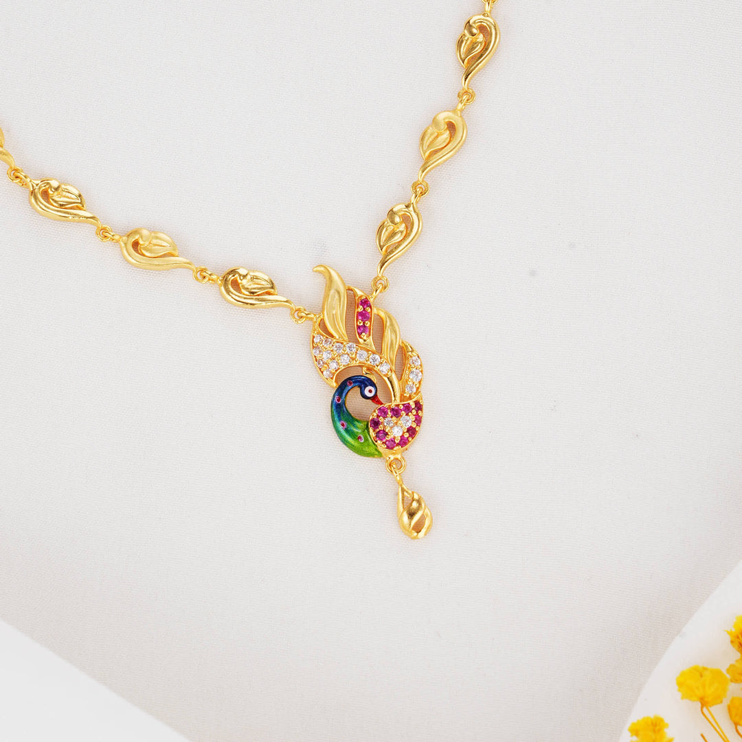Elegance 3D Spl Short Necklace Set