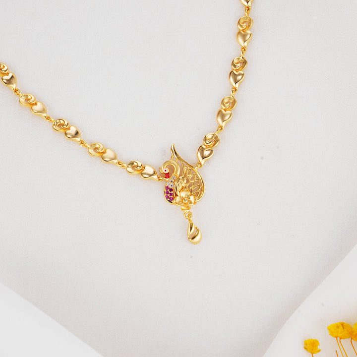 Nithisha 3D Spl Short Necklace Set
