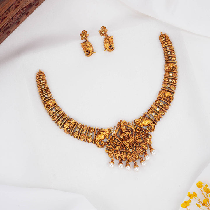 Narmatha 3D Spl Short Necklace Set